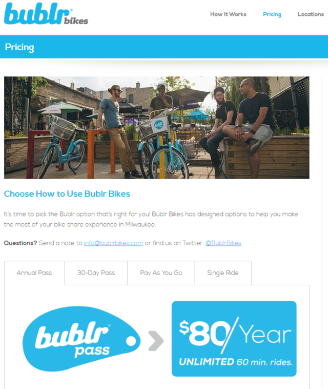 Bublr store bikes price