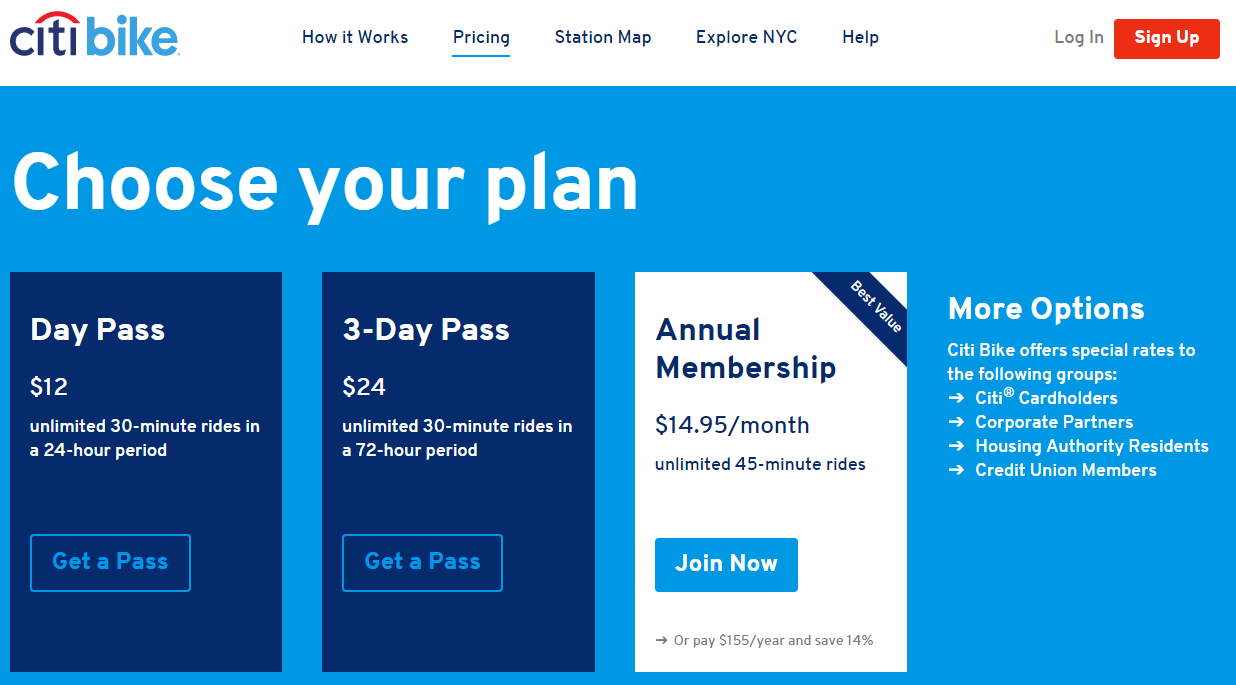 Citi bike cheap 24 hour pass