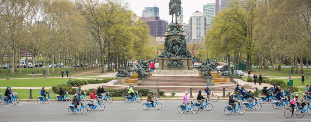 Philadelphia panorama Indego