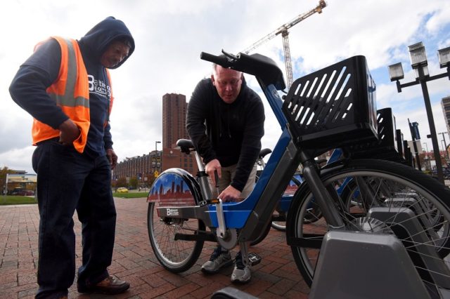 Baltimore Corps Logistics bike share