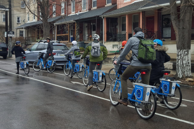 Indego group bike ride