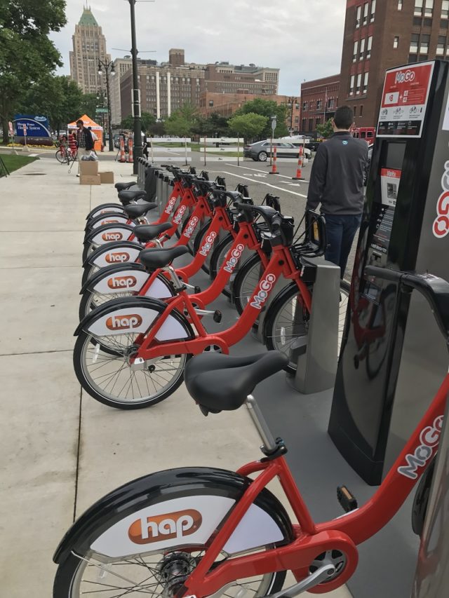 Detroit Bike Share launch 1