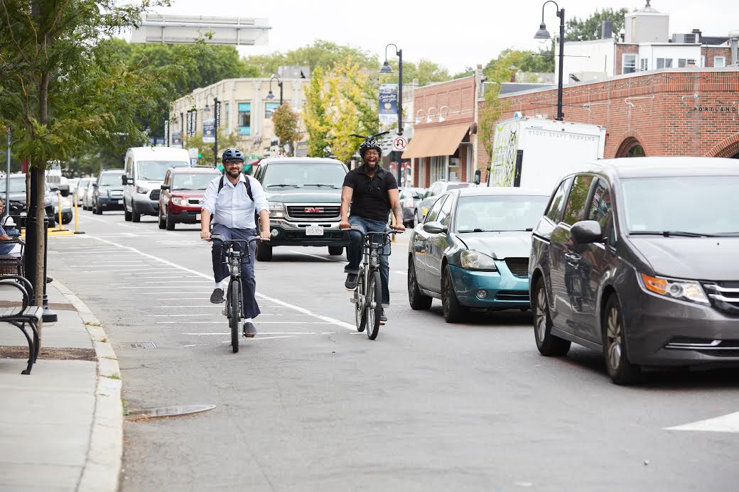 Boston Hubway riders