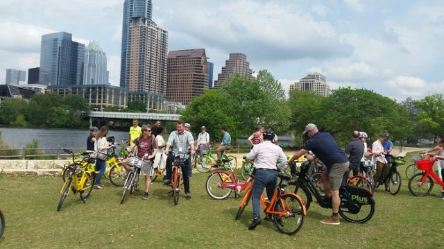 Austin dockless bike tour