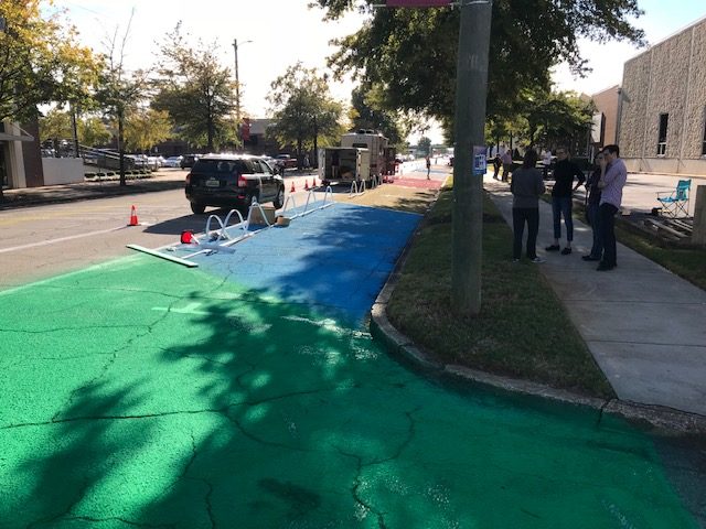 Birmingham popup bike infrastructure