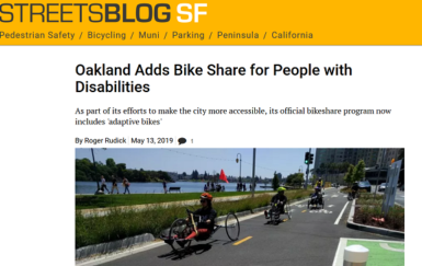 Oakland starts adaptive bike share pilot
