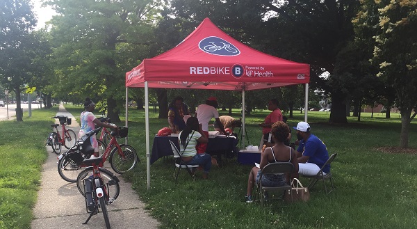 Cincinnati Red Bike tabling