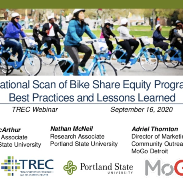 New Webinar: Best Practices & Lessons Learned of the National Scan of Bike Share Equity Programs