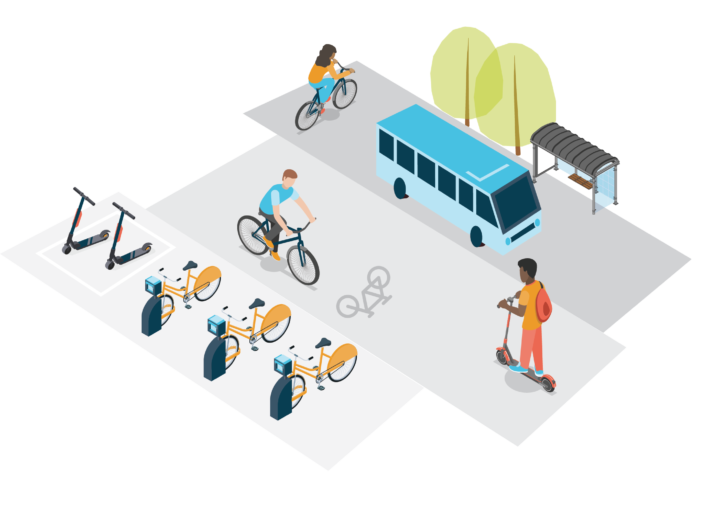 How Shared Micromobility And Transit Can Work Together